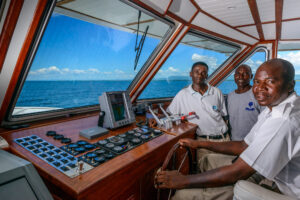 You are in good hands with our captain and crew on the MV Matusadona